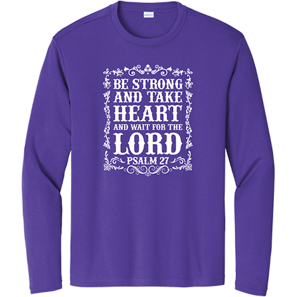 Be Strong and Take Heart - Purple