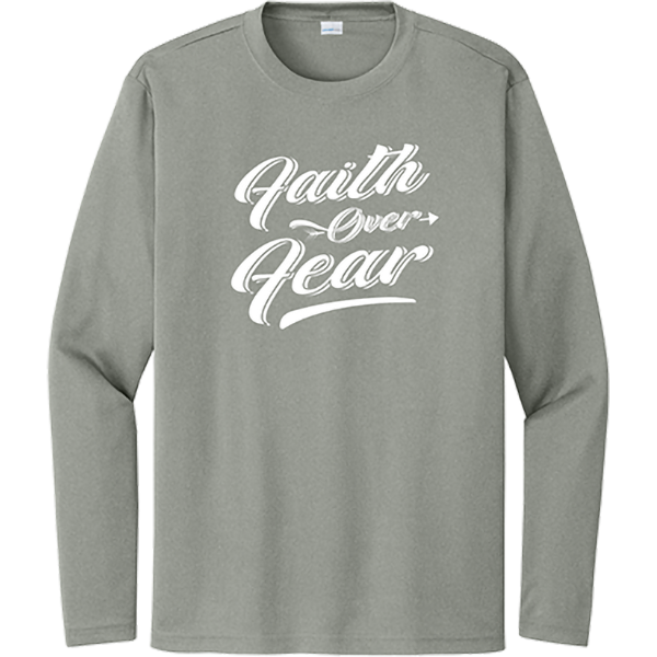 Faith Over Fear - Grey Concrete Heather
