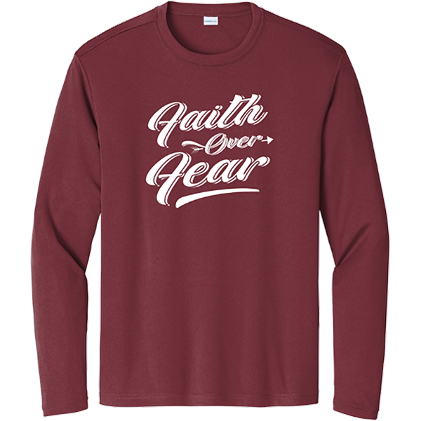 Faith Over Fear - Maroon