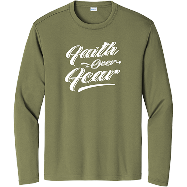 Faith Over Fear - Olive Drab Green