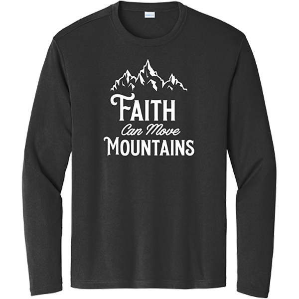 Faith Can Move Mountains - Black