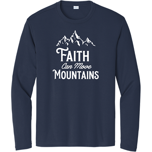 Faith Can Move Mountains - True Navy