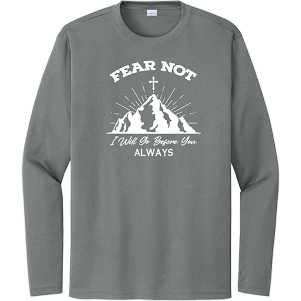 Fear Not I Go Before You - Iron Grey Heather