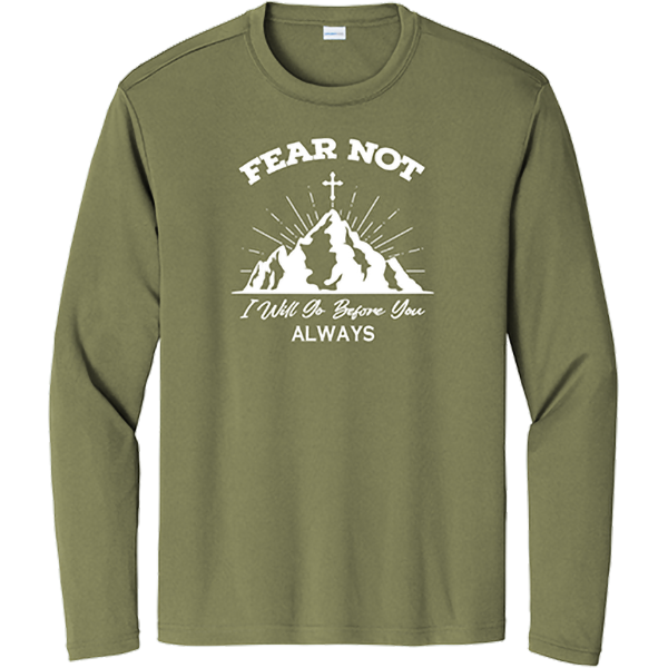 Fear Not I Go Before You - Olive Drab Green