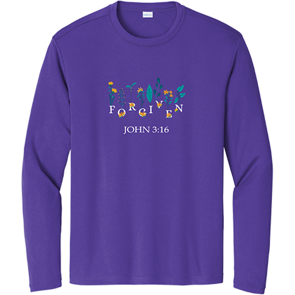 Forgiven – John 3:16 - Purple