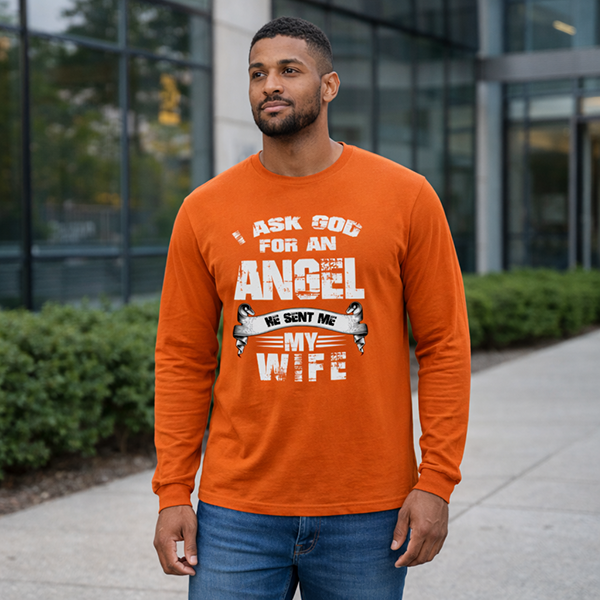 I Asked God for an Angel - Deep Orange