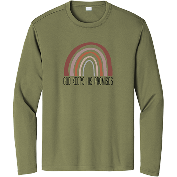 God Keeps His Promises - Olive Drab Green
