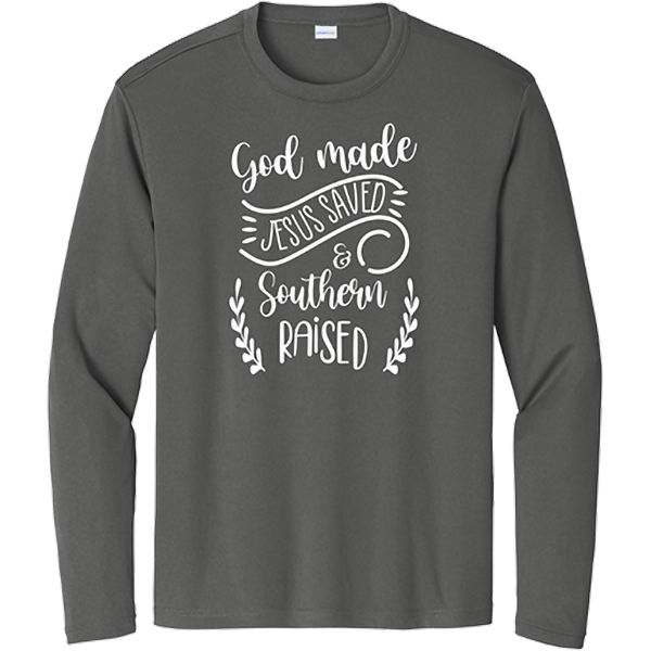 God Made Jesus Saved - Iron Grey