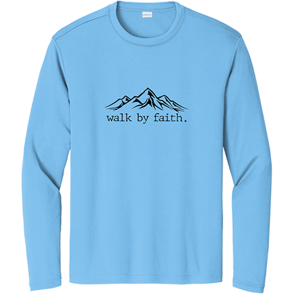 Walk By Faith - Carolina Blue