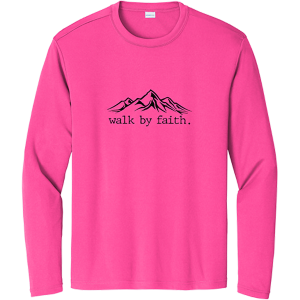 Walk By Faith - Neon Pink