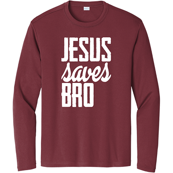 Jesus Saves Bro - Maroon