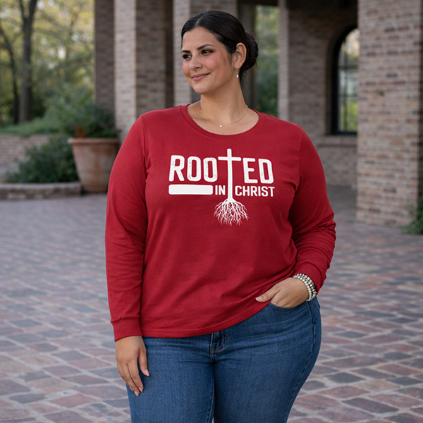 Rooted in Christ - Deep Red