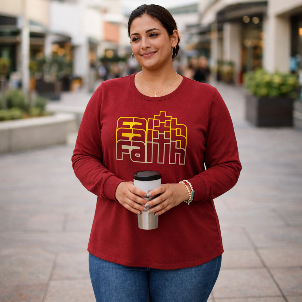 Built on Faith - Deep Red