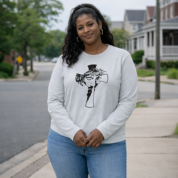 Crowned Cross - Silver