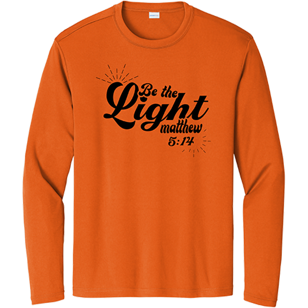 Be the Light (Matthew 5:14) - Deep Orange