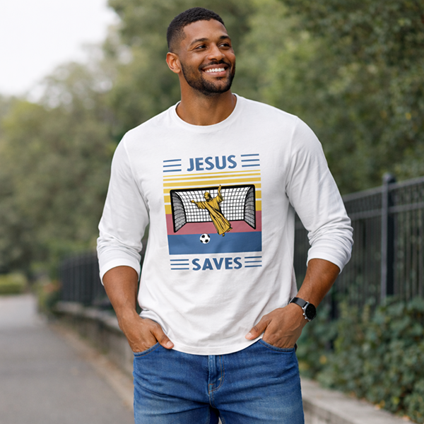 Jesus Saves - White