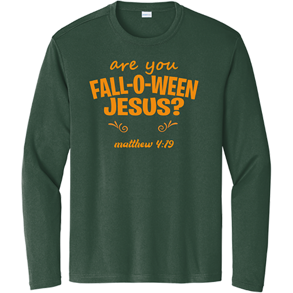 Fall-O-Ween Jesus - Forest Green