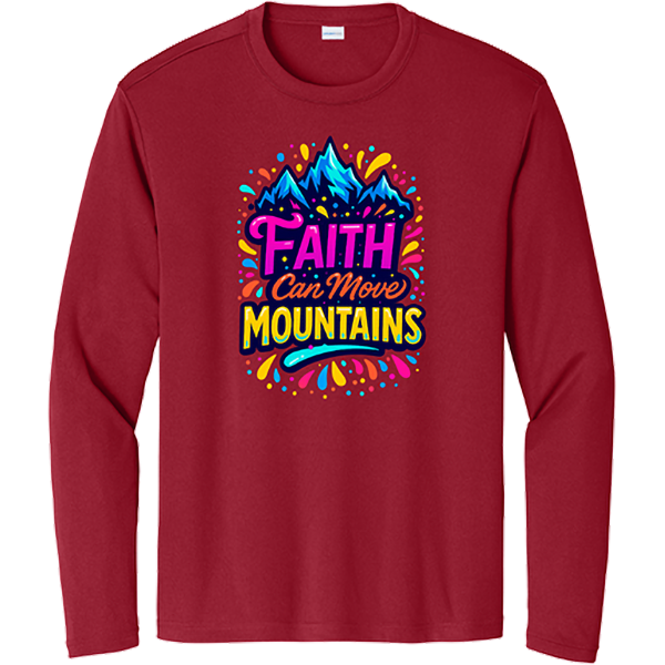 Faith Can Move Mountains - Deep Red