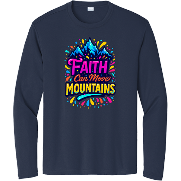 Faith Can Move Mountains - True Navy