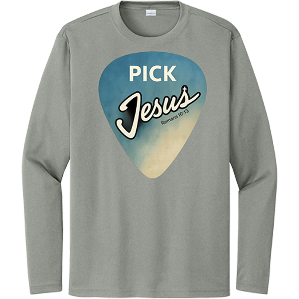Pick Jesus (Romans 10:13) - Grey Concrete Heather