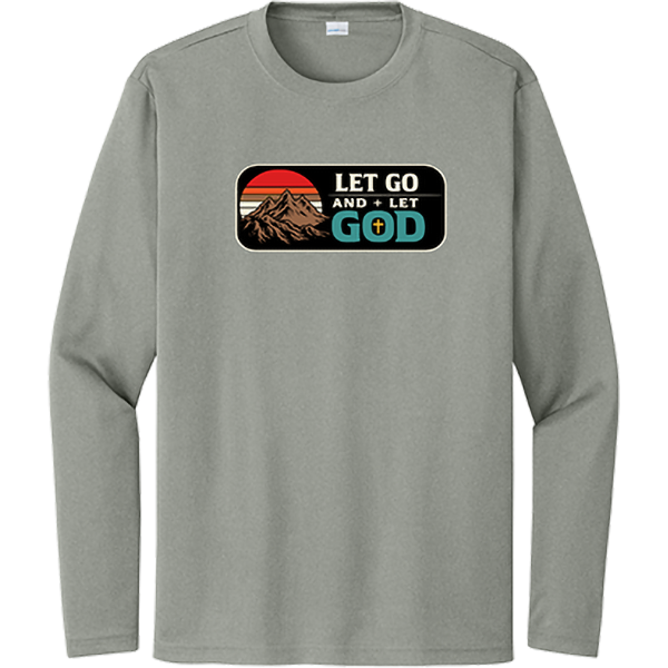 Let Go and Let God - Grey Concrete Heather