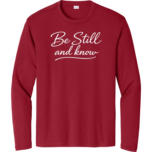 Be Still and Know - Deep Red