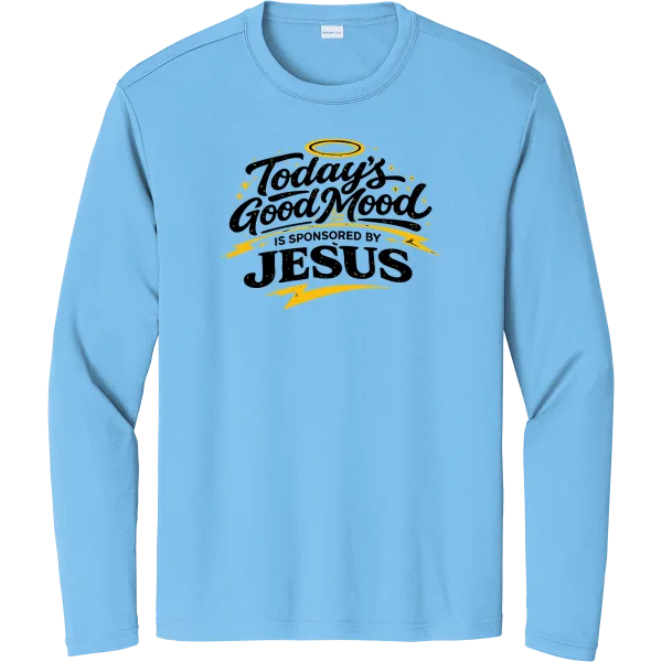 Jesus Sponsored My Good Mood - Carolina Blue