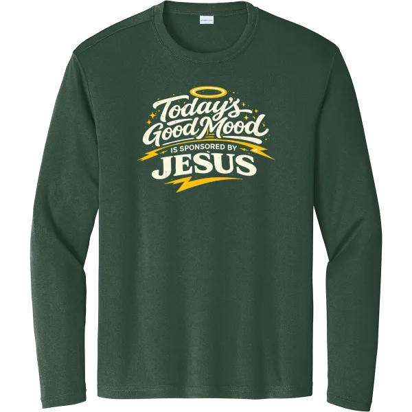 Jesus Sponsored My Good Mood - Forest Green