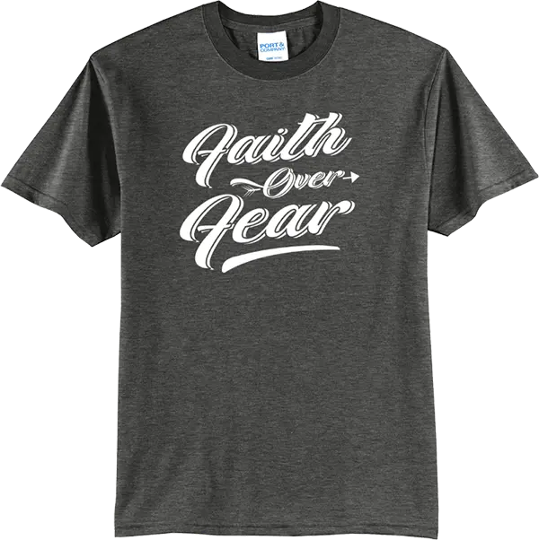 Faith Over Fear - Black Heather