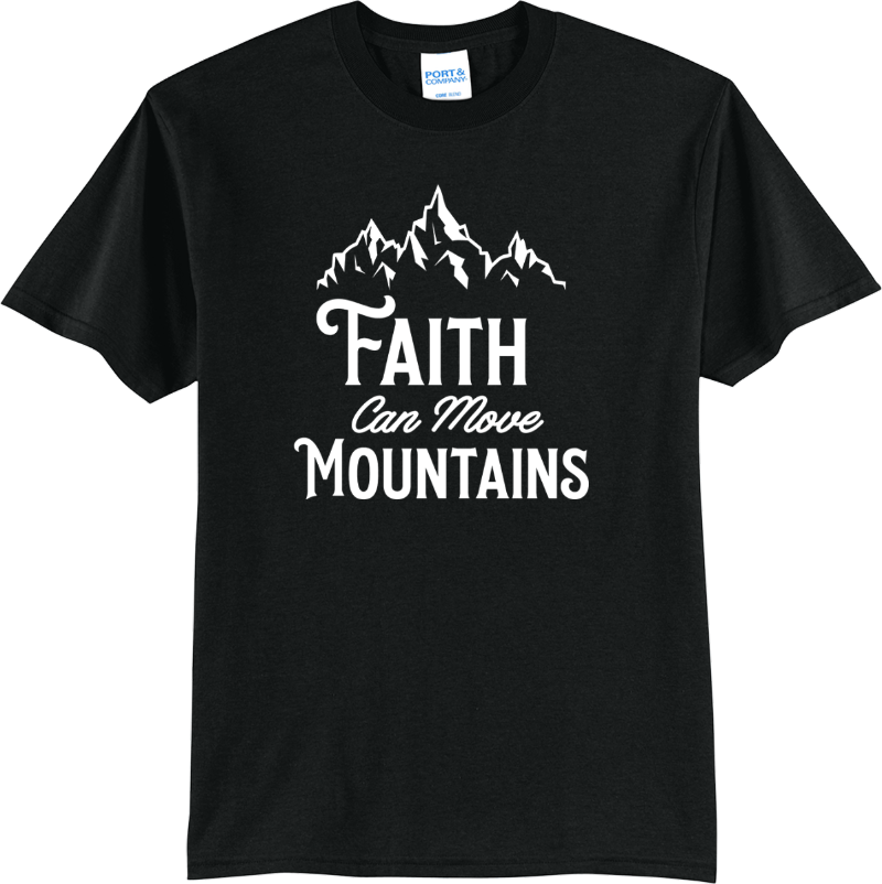 Faith Can Move Mountains - Jet Black