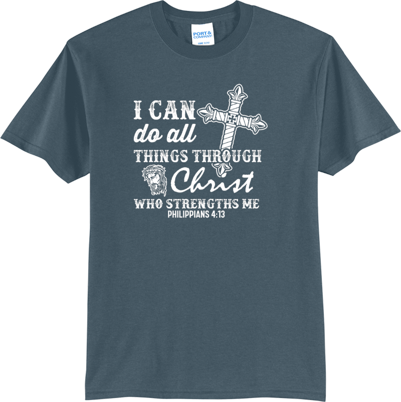 Christ Is My Strength - Steel Blue