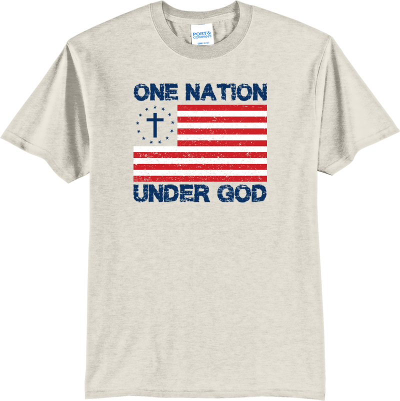 One Nation Under God - Oatmeal Heather