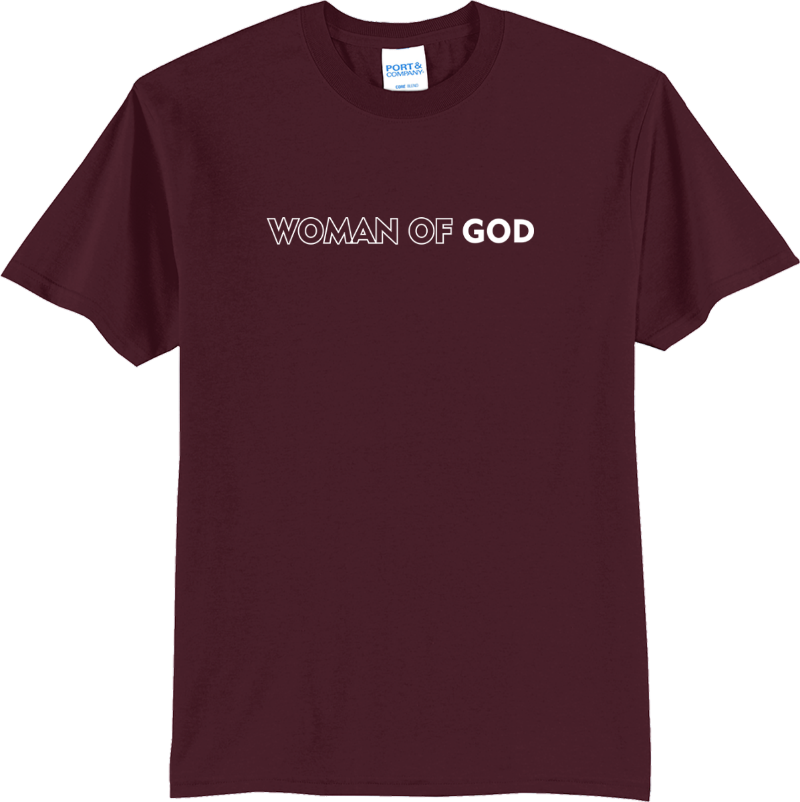 Woman of God - Athletic Maroon
