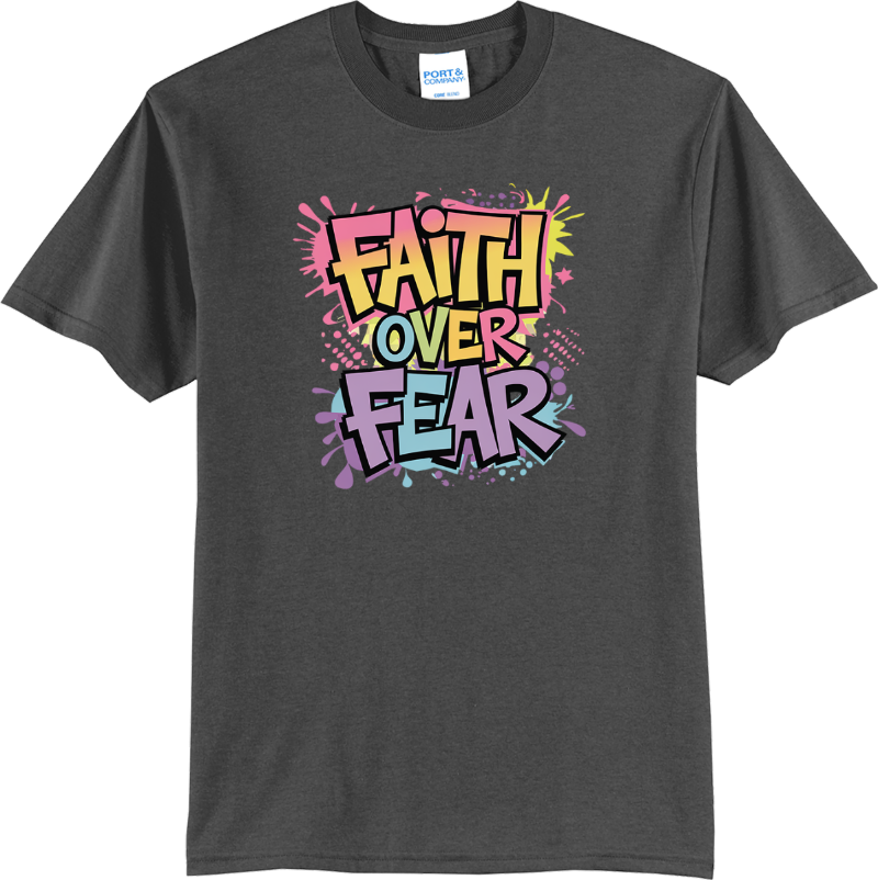 Faith Over Fear - Charcoal