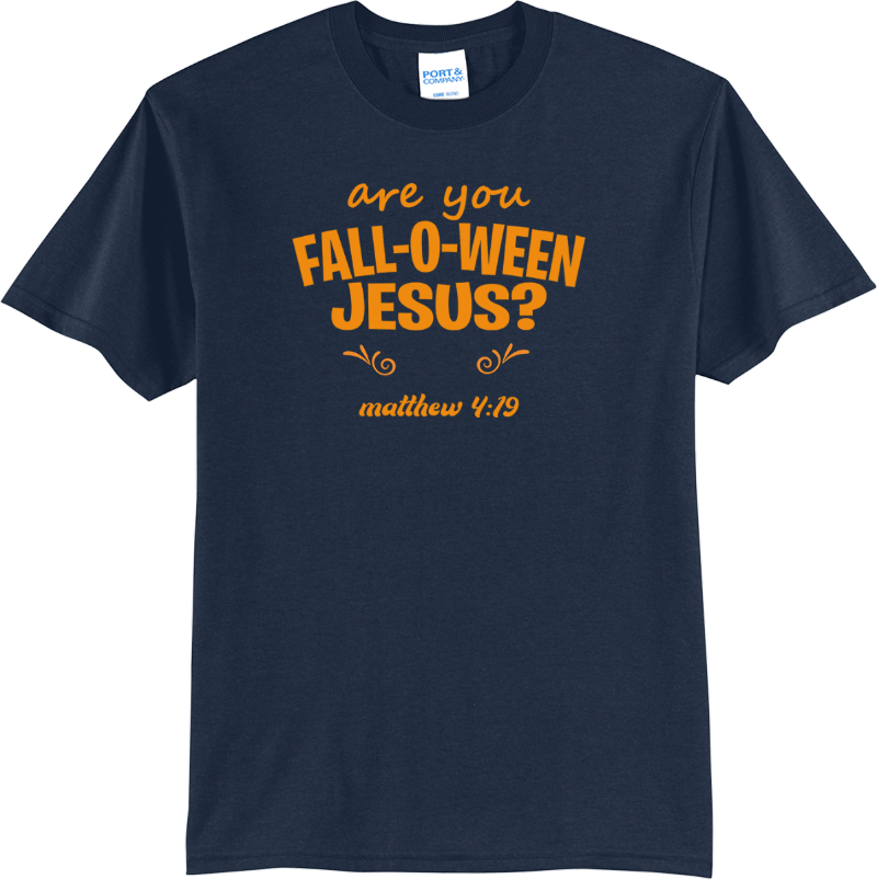 Fall-O-Ween Jesus - True Navy