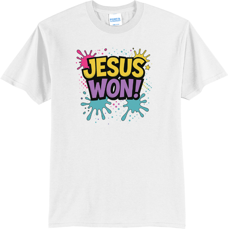 Jesus Won! - White