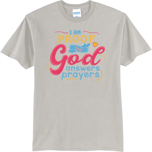 I Am Proof God Answers Prayers - Silver