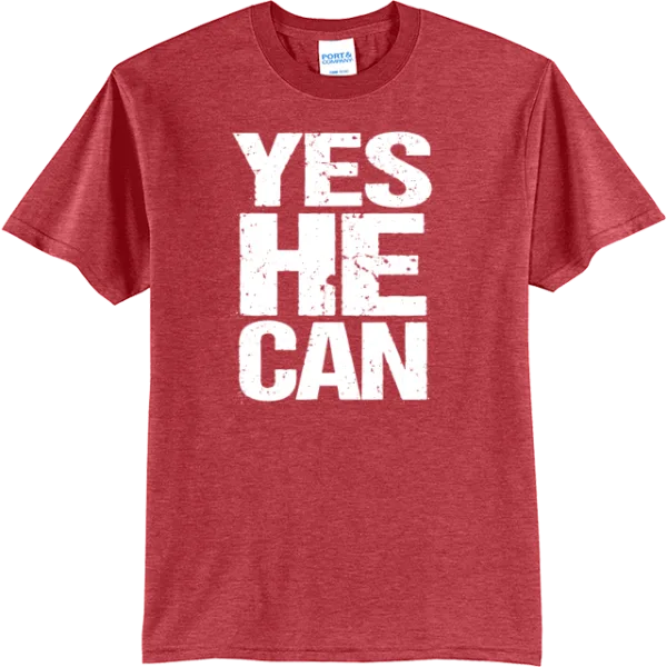 Yes He Can - Heather Red