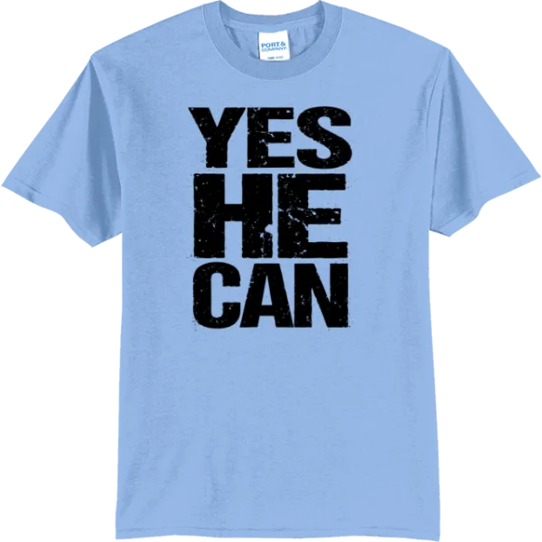 Yes He Can - Light Blue