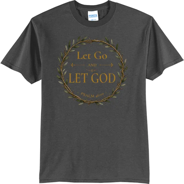Let Go Let God Crown - Charcoal