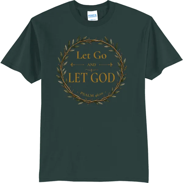 Let Go Let God Crown - Dark Green