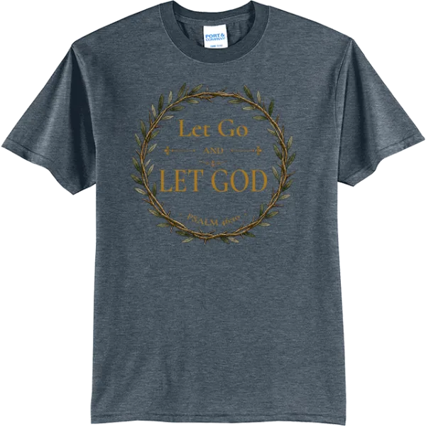 Let Go Let God Crown - Heather Navy