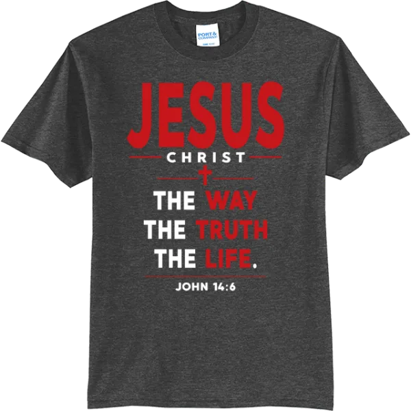 Jesus Saves - Dark Heather Grey