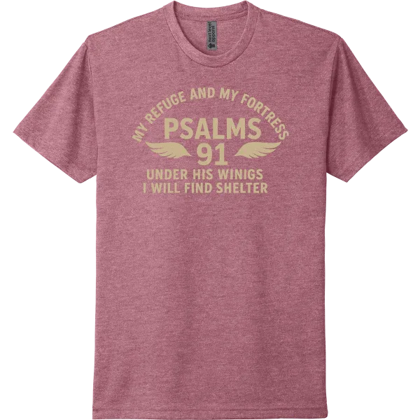 Under His Wings (Psalms 91) - Heather Mauve