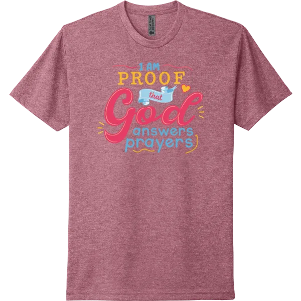 I Am Proof God Answers Prayers - Heather Mauve