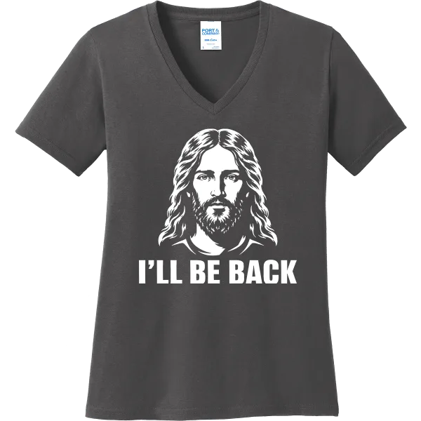 I’ll Be Back - charcoal