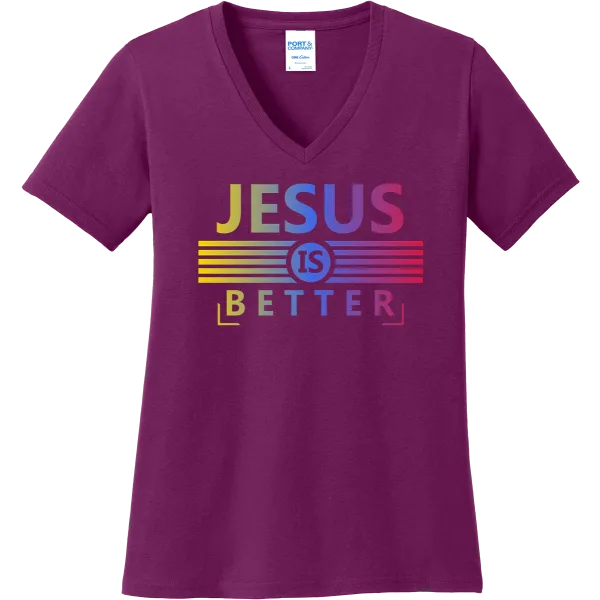 Jesus Is Better - raspberry
