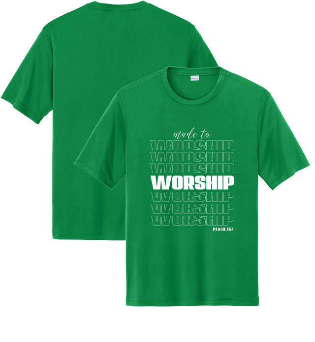 Performance Short Sleeve Tee for design 001002