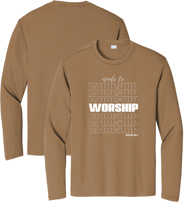 Long Sleeve Tee for design 001002