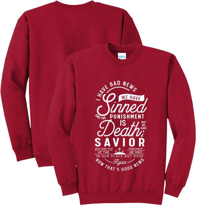 Crewneck Sweatshirt for design 001014